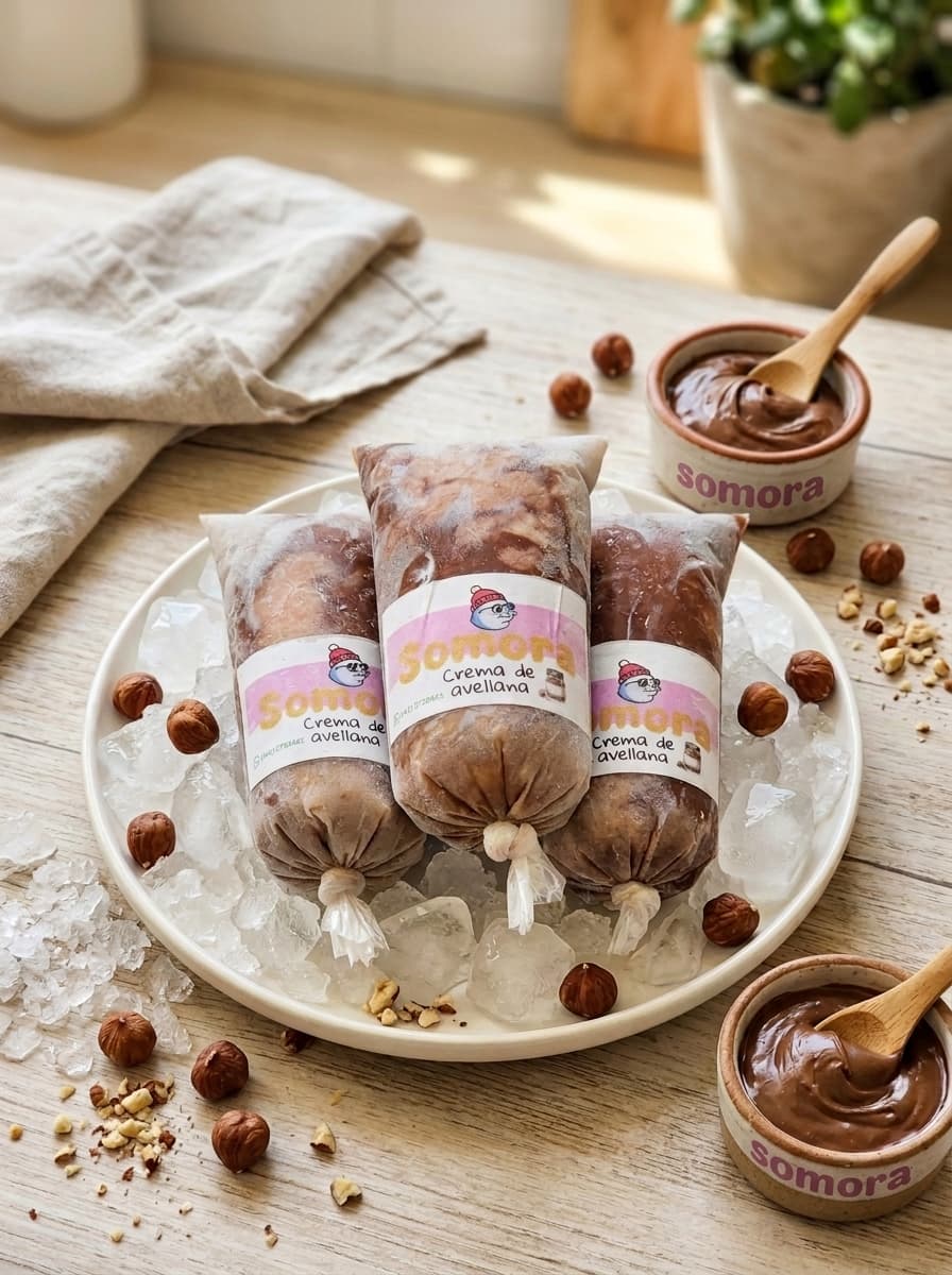 Hielito Crema de Avellanas de la línea Delicia