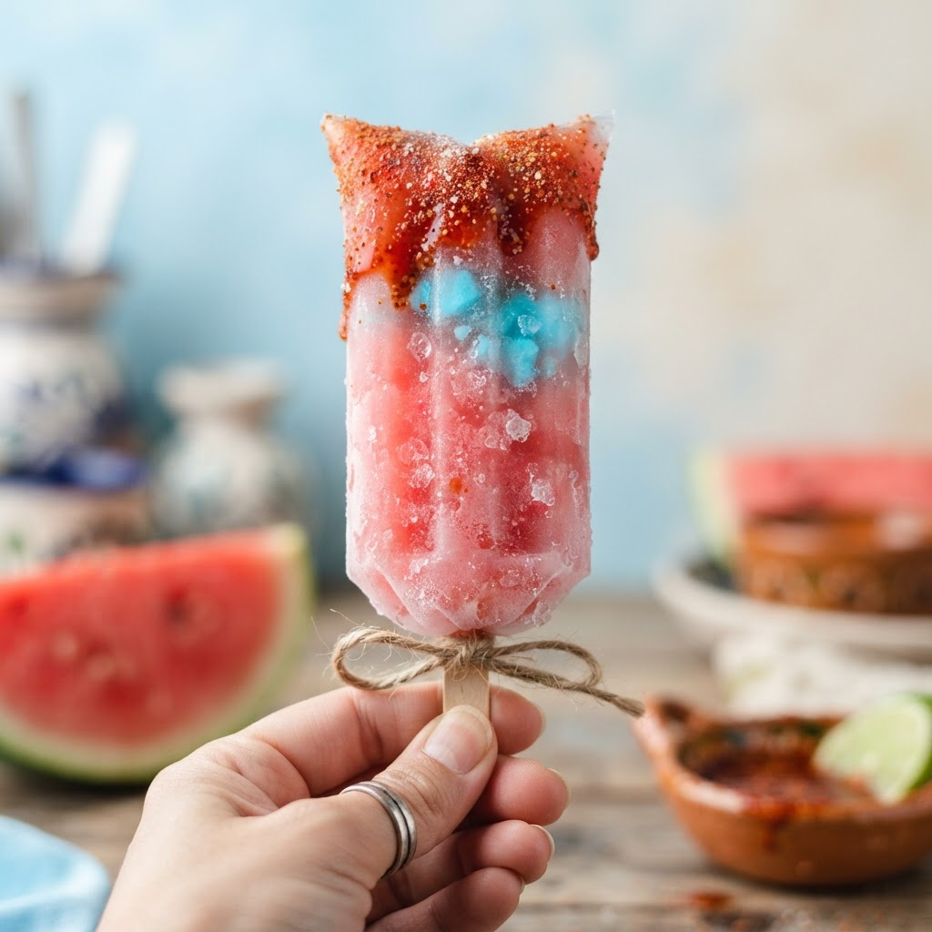 Hielito Sandía con Chamoy de la línea Glaciar